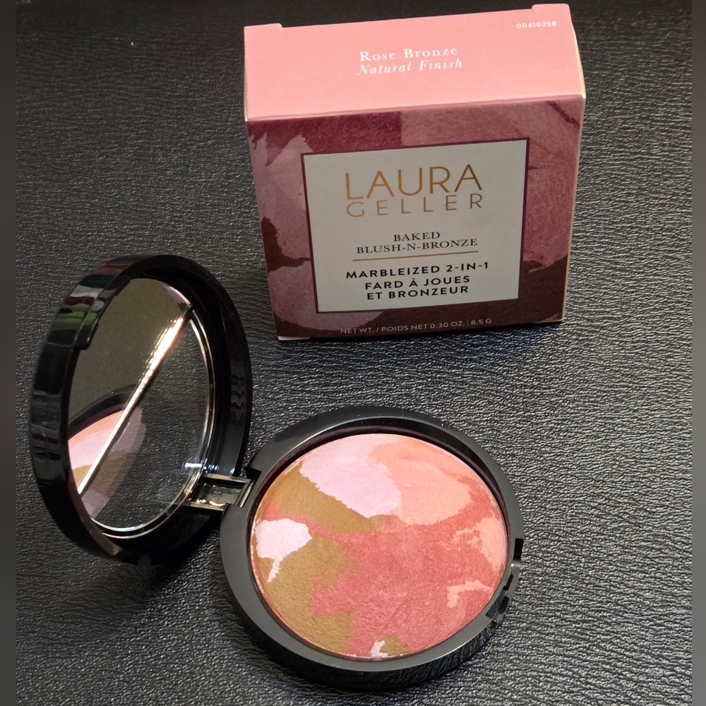 🎁Laura Geller Baked Blush-N-Brighten in Rose Bronze Natural Finish